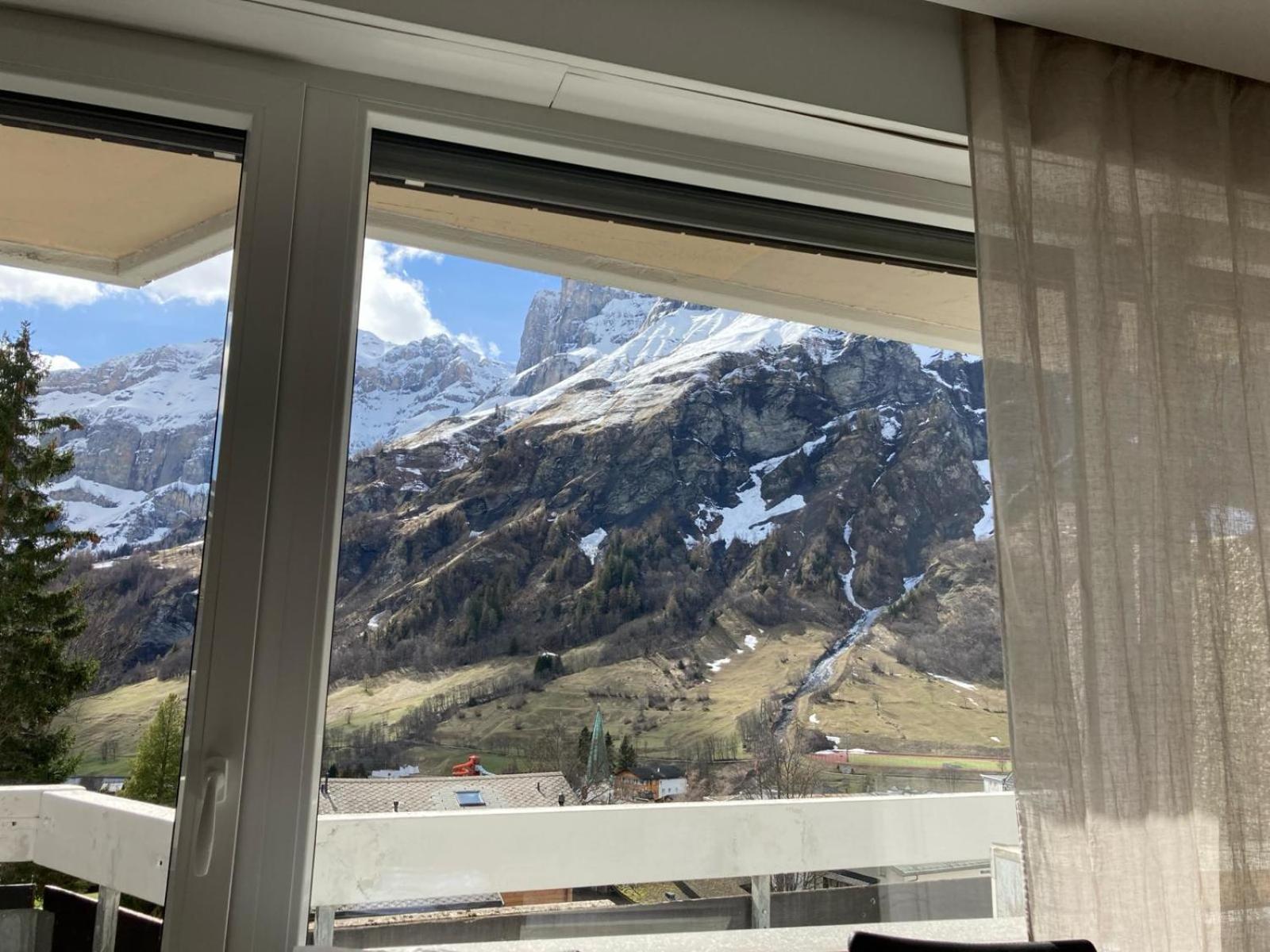 Flaminia Wohnung 15 - Best View And Free Parking! Leukerbad Eksteriør bilde